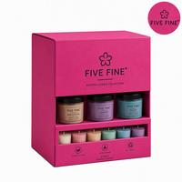 Boîte d'emballage pour bougies en carton rigide avec logo personnalisé, vente en gros, faible MOQ, taille personnalisée, boîtes cadeaux imprimées parfumées de luxe