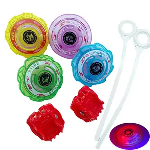 2-in-1 אנימה ילדים צעצוע לפצל הפיצול מתכתי קרב מסתובב העליון עם מתנה קלה ומשגר לילדים - Product Image 1