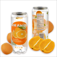Boissons gazeuses fruitées à l'orange, faibles en sucre et en calories, très populaires, vendues dans des bouteilles et en boîtes, best-seller mondial