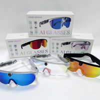 Lunettes de sport intelligentes G5 MAX AI avec caméra 8MP, traduction en temps réel Chat GPT, protection UV, lunettes de soleil IA pour cyclisme, vente en gros OEM