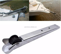 Pièces Marines, Accessoires Bateau, Rouleau de Proépauille en Acier Inoxydable Poli Miroir, Rouleau de Proépauille pour Yacht