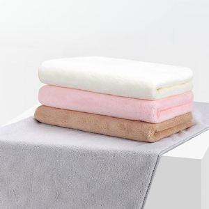 ผ้าขนหนูไมโครไฟเบอร์สีพื้น ซึมซับน้ำได้ดีเยี่ยม สำหรับห้องน้ำ ขายส่ง - Product Image 4