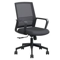 Chaise de bureau ergonomique en maille, pivotante et réglable, avec option dossier inclinable, pour le bureau et l'habitation nordique, idéale pour les étudiants