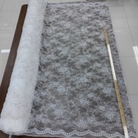 Nouveau Tissu en Dentelle Fait Main pour Décoration de Rideaux, Nappes, Literie, Broderie en Maille, Perles, Paillettes, Robe de Mariée et Vêtements pour Enfants