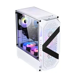 Herder Nueva caja de <span class=keywords><strong>PC</strong></span> personalizada con vidrio templado Computadora de escritorio Gaming RGB ATX 2017 Caja de computadora - Product Image 1