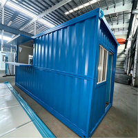 Magasin mobile pop-up en conteneur de 20 pieds à assemblage rapide, installation rapide, boutique mobile en conteneur, design moderne pour atelier pop-up, école