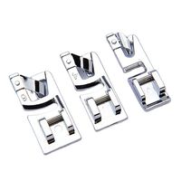 Lot de 3 accessoires de couture domestique, ensemble de pieds de biche, outils pour ourlet étroit, cercle de broderie, offre spéciale,