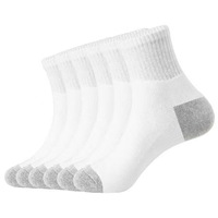 Chaussettes de travail mi-mollet en coton respirantes et décontractées pour hommes, avec talon renforcé – Offre Spéciale