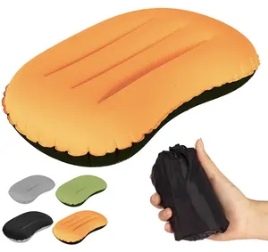 SOLO WILD READY GOODS Almohada para el cuello Almohada inflable de aire Cómoda Dormir Almohadas para acampar Senderismo Viajes