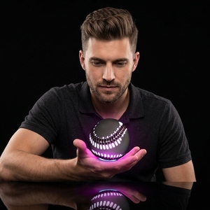 Pelota de Béisbol LED de Cuero SPEEDBALL de Fábrica, Nueva Pelota de Béisbol Brillante de Alta Gama con Logotipo Personalizado, PU Duradero de 9 Pulgadas, Diseño Profesional Estándar - Product Image 4