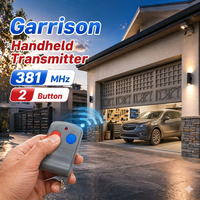 Control Remoto para Puerta de Garaje Garrison TX1 TX2 TX3 TX4 TX5 LK-102R2 LK-102RC LK-102RM, Transmisor Manual de 300-400MHz