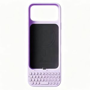 <b>USB</b>-C Physical Keyboard Case for iPhone 15 Pro Max Backlit QWERTY <b>Keys</b> Tactile Typing Protective Cover for Mobile Production - Product Image 3