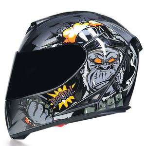 Casques de moto et de vélo électrique intégraux, taille XL, en ABS, emballage en boîte, design coloré et unique, expédition directe usine - Product Image 5
