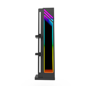 ขายึดการ์ดจอ Huierde Moon Mirror แบบสองชั้น พร้อมเอฟเฟกต์ไฟ ArGB Aura Sync สำหรับประกอบคอมพิวเตอร์ - Product Image 1