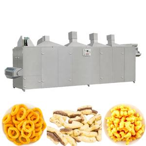 Máquina para Hacer Bocadillos de Maíz Inflado Tipo Horneado, Nueva, con Motor, Línea de Producción Automática de Palitos de Maíz Inflado de Acero Inoxidable - Product Image 4