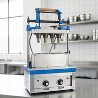 Machine à fabriquer des cornets de glace commerciaux en gaufrettes de sucre