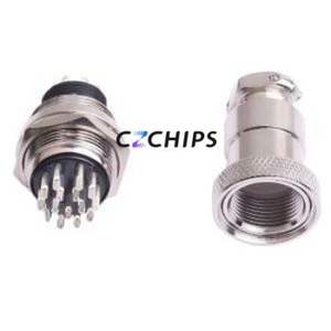 KH-GX20-15P Circular (Cable) Connector Connector M20 15P Male-Female Set Straight - Product Image 1