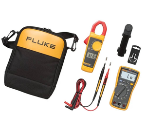 Kit d'électricien E F117c/323 True RMS (précision 0,5% +3) 600V 10A avec indicateur de batterie faible, en plastique - Product Image 2