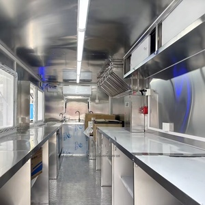 Great Price New Design Mobile Bar Ice Cream Truck Small Food Trailer <b>Coffee</b> Barber Hot Dog Kitchen Street Cart Mobile Cart Shop - Product Image 6