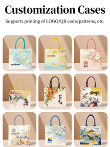 กระเป๋าผ้าแคนวาสหนาทนทาน กันน้ำ พร้อมฐานรองรับด้านล่าง สำหรับนักศึกษา - Product Image 5