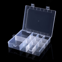 Boîte de rangement à bijoux pliable multifonctionnelle en PP de qualité supérieure avec grille fixe pour bagues, boucles d'oreilles, colliers et accessoires de coupe