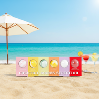 Bolas de Cóctel Comestibles Personalizadas OEM para Bebidas, Bombas de Cóctel de Marca Privada, Mezclador de Bebidas, Polvo para Bebidas Directo de Fábrica
