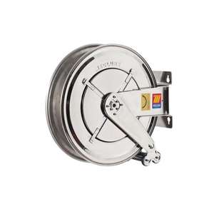 MECLUBE - 070-2413-500 Enrouleur de tuyau fixe aisi 304 fx-550 en acier inoxydable pour usage alimentaire 120 ° c 3/4 ''(sans tuyau)-EAN HOSE REELS - Product Image 1