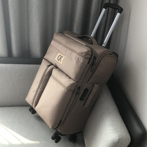 Maleta con Ruedas Unisex de Tela Oxford |   Maleta de mano de 20 pulgadas y maleta blanda de 28 pulgadas |   <span class=keywords><strong>Cierre</strong></span> de cremallera ligero con candado <span class=keywords><strong>TSA</strong></span> y antibacteriano - Product Image 2