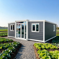 Rumah Kontainer Ekspansiabel Baja Galvanis Tahan Lama untuk Hunian Pertanian Terpencil, Rumah Nenek, Rumah Modular Portabel, Rumah Prefab