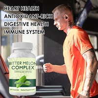 Julong OEM Capsules d'extrait de melon amer biologique Extrait de fruit de melon amer 25:1 Capsule de melon amer digestif fort naturel