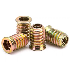 Hex Socket Countersunk Head Nuts M6 M8 M10 Zinc Plated Steel Furniture Screw Connectors For Wood Construction Industry - Product Image 1