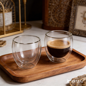 Vaso <span class=keywords><strong>de</strong></span> Vidrio <span class=keywords><strong>de</strong></span> Doble Pared <span class=keywords><strong>de</strong></span> Borosilicato Aislado, Hecho a Mano, <span class=keywords><strong>de</strong></span> Alta Calidad, Directo <span class=keywords><strong>de</strong></span> Fábrica, para Beber, Café Espresso, Marca CnGlass - Product Image 5