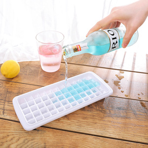 Bandeja de silicona para cubitos de hielo con tapa, 12, 48, 60 compartimentos, fácil de desmoldar, para uso doméstico - Product Image 2