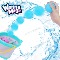 Vente en gros de balles d'eau pour bataille d'eau, balles d'eau réutilisables, non toxiques, en silicone PVC, rechargeables, jouets pour enfants, unisexe, Halloween