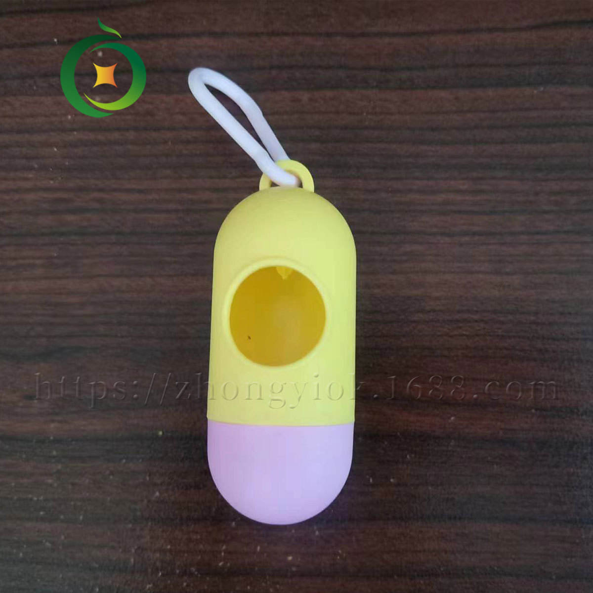 เครื่องจ่ายผงและแคปซูลสีเหลือง