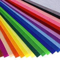 Feutre coloré en promotion pour loisirs créatifs, matériaux DIY pour la maternelle et décorations de festivals, tissu en feutre non tissé