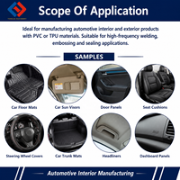 Machine de soudage haute fréquence pour étiquettes en cuir, patchs en cuir, portefeuilles, gaufrage, pare-soleil de voiture et pièces intérieures automobiles
