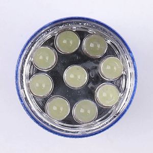 Mini lampe torche LED COB tactique d'urgence personnalisable avec logo, format de poche, 9 ampoules, en aluminium, avec piles AAA, autonomie de 10 000 heures - Product Image 4