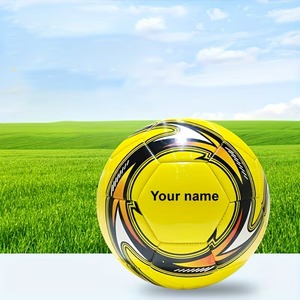 Ballon de football personnalisé en PU taille 5 avec logo sur mesure pour l'entraînement, les matchs et les jeux sportifs - Product Image 4
