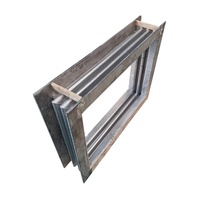Métal ondulé, récepteur flexible, canal rectangulaire, joints d'extension