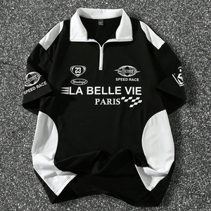 <span class=keywords><strong>Polo</strong></span> extensible anti-boulochage pour homme, tendance 2025, en <span class=keywords><strong>tissu</strong></span> tricoté, pour le quotidien, la gym et le golf, ODM, fourniture ODM, motif imprimé - Product Image 1