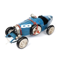1924 Bugatti TYPE35 modèle de voiture de sport fer travail Vintage Vintage voiture fenêtre Collection décoration pièces