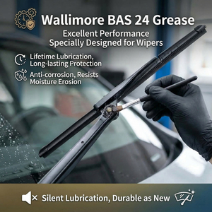 จาระบีสำหรับใบปัดน้ำฝนรถยนต์ Wallimore BAS24 น้ำมันพื้นฐาน -<span class=keywords><strong>40</strong></span>~120 องศาเซลเซียส กันน้ำ เสียงเบา SAE NLGI <span class=keywords><strong>2</strong></span> สำหรับใบปัดน้ำฝนกระจกรถยนต์ - Product Image 2