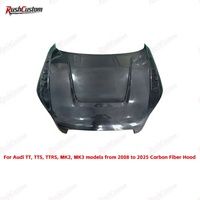 Pour Audi TT MK2 MK3 - Capot en fibre de carbone style LY - Design sportif - Couvercle de moteur léger - Amélioration des performances - Qualité supérieure