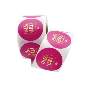 Rollo Adhesivo Impermeable de PVC Personalizable, Laminado de Estampado en Caliente UV, Etiqueta Adhesiva de Vinilo de Papel Personalizada para Embalaje de Comestibles - Product Image 5