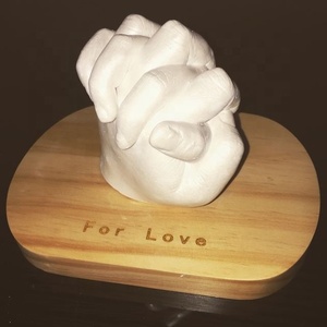 KIT de sculpture souvenir <span class=keywords><strong>moulage</strong></span> 3d bébé bricolage 3d kit de coulée à la main alginate kit de coulée de moule à la main - Product Image 3