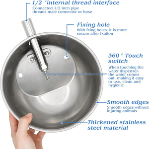 HENGYUN PF-36 Pig Farm Equipment Automatic Stainless Steel Piglet Water Cup and Nipple - Product Image 6