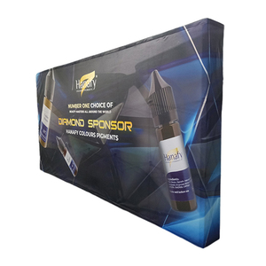 Pop Up tường cửa sổ bật lên đứng vải hiển thị biểu ngữ biểu ngữ cong triển lãm pop-up Backdrop xúc tiến triển lãm thương mại hiển thị quảng cáo - Product Image 4