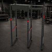 REYK Commercial Full Frame Carbon Steel Power Rack Smith Cage Multi-Functional Cable Machine Home Use Whole Body Back Shoulder