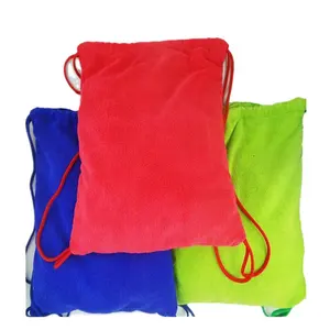 Manufacturers Wholesale Custom Microfiber Folding Bag Non Slip Bag Towel For beach and Yoga